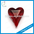 2015 Hot Sale Heart Shape Synthetic Ruby Stone Prices